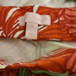 Lilly Pulitzer Red and White Leggings